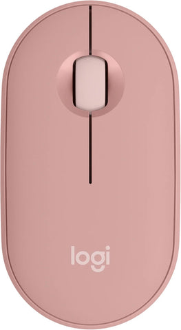 Logitech Pebble Mouse 2 M350s Bluetooth Mouse Tonal Rose