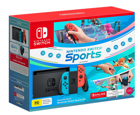 Nintendo Switch Neon Console with Nintendo Switch Sports Set