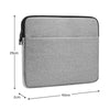 STORFEX 15.6 inch Laptop Case Sleeve - Stylish, Lightweight Protection for Your Laptop - Grey