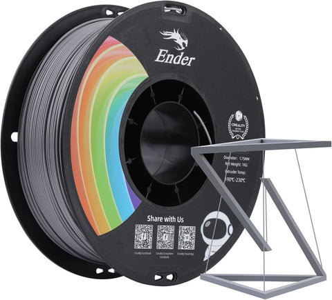 Creality Ender 1.75mm PLA+ 3D Printing Filament 1kg - Gray