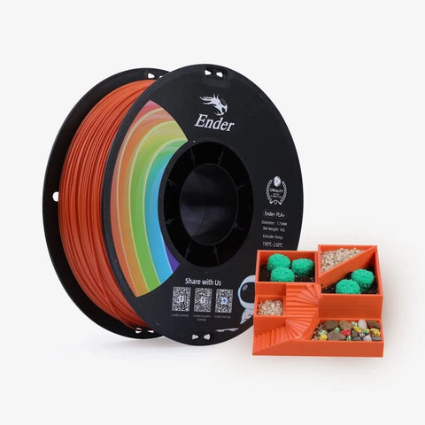 Creality Ender 1.75mm PLA+ 3D Printing Filament 1kg - Orange