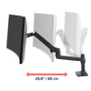 Ergotron LX Desk (Matte Black) Single Monitor Mount