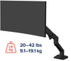 Ergotron HX Desk (Matte Black) Heavy Monitor Mount