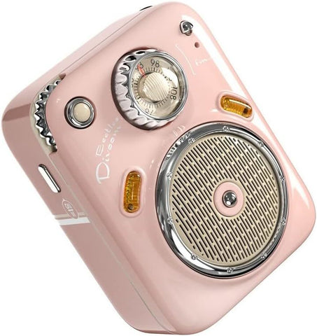 Divoom Beetles Bluetooth FM Speaker - Pink