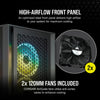 Corsair 4000D Airflow Tempered Glass Mid Tower Case Black