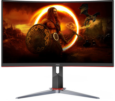 27" AOC CQ27G2X 1440p 180Hz 1ms VRR HDR10 Curved Gaming Monitor