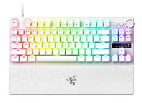 Razer Huntsman V3 Pro TKL Esports Gaming Keyboard (White) (PC)