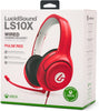 LucidSound LS10X Wired Stereo Gaming Headset with Mic (Pulse Red) (PC, Xbox Series X, Xbox One)