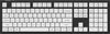 Keychron KSA Double Shot PBT Keycap Set - Light Gray and White