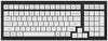 Keychron KSA Double Shot PBT Keycap Set - Light Gray and White