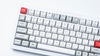 Keychron KSA Double Shot PBT Keycap Set - Light Gray and White