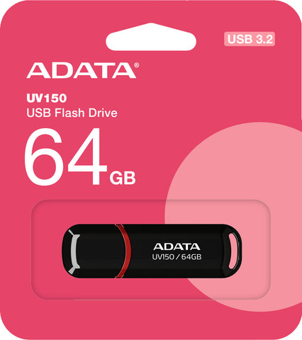 64GB ADATA UV150 Dashdrive USB 3.0 Flash Drive (Black) (USB Flash Drive)