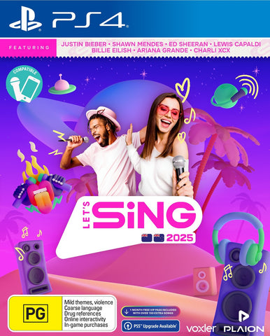 Let's Sing 2025 (PS4)