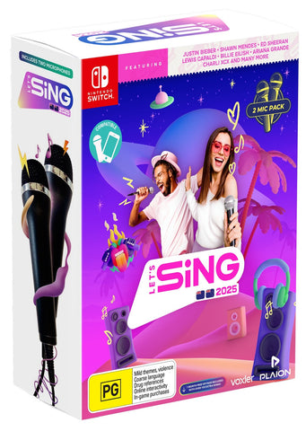 Let's Sing 2025 Double Mic Bundle (Switch)