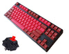 MoonParadise Black Cherry MX Red Mars V80 No Backlit Wired Keyboard