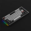 Akko 5075B Plus 75% RGB V3 Cream Yellow Pro Hot-Swappable Wireless Mechanical Keyboard Dracula Castle