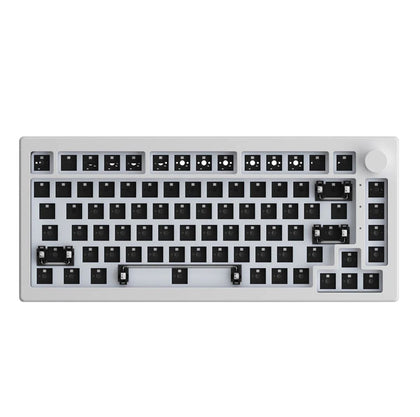 Akko: 5075S VIA 75% RGB Barebones Mechanical Keyboard DIY Kit - Moonlight White