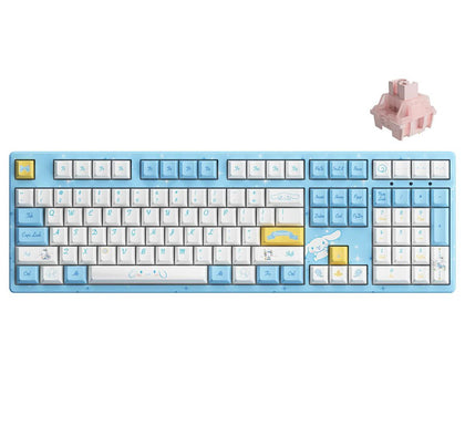 Akko: Cinnamoroll 3108V2 Sakura Keyboard - Special Edition