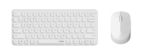 Rapoo 9010M 78 keys Multi-mode Wireless Keyboard & Mouse Combo (White)