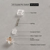 Akko: V3 Crystal Pro Keyboard Switch 45 pieces