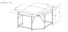 Gorilla Gaming Renegade Corner Gaming Desk with Integrated Power Outlet