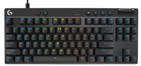 Logitech G PRO X TKL RAPID Gaming Keyboard (Black) (PC)