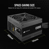 550W Corsair CX550 80 PLUS Bronze Non-Modular PSU