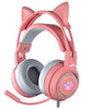 PowerPlay Cat RGB Gaming Headset (Pink) (Switch, PC, PS5, PS4, Xbox Series X, Xbox One)