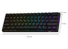 Akko 3061S HE Shine-Through Magnetic Switches Mechanical Keyboard Black