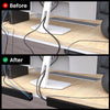 STORFEX Cable Management Under Desk Tray - Black