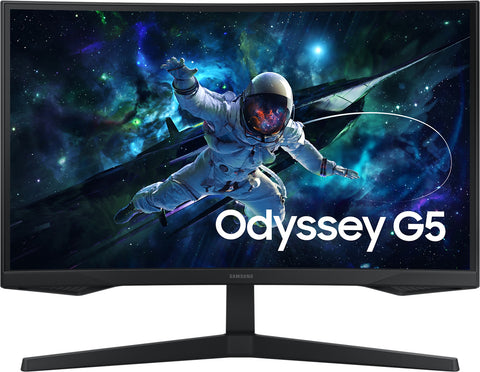 27" Samsung Odyssey G5 G55C 1440p 165Hz 1ms VRR HDR10 Curved Gaming Monitor