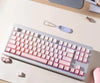 Akko: MonsGeek M3W Silver Ice Cream Purple Switch Aluminium Keyboard