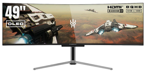 Juggernaut 49" OLED 240Hz Curved Ultrawide Gaming Monitor (5120 x 1440) DQHD