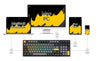 Akko: 3098B Plus Black&Gold Cream Yellow Pro Switch Mechanical Keyboard