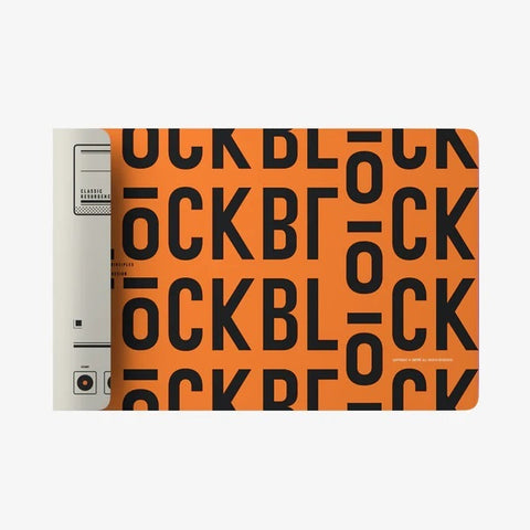 LOFREE: Dual-Sided Desk Mat - BLOCK Vintage Orange