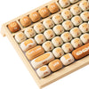 Akko x MonsGeek MG75W 75% TTC Gold Red Hot-Swappable Wireless Mechanical Keyboard Bun Wonderland