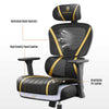 Juggernaut M100 Mesh Gaming Chair - Black/Gold