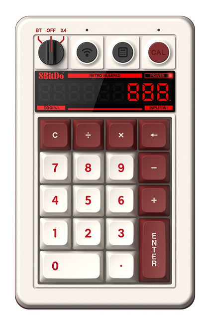 8BitDo Retro 18 Mechanical Numpad - Fami Edition (PC)