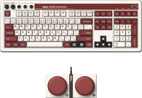 8BitDo Retro 108 Mechanical Keyboard - Fami Edition (PC)