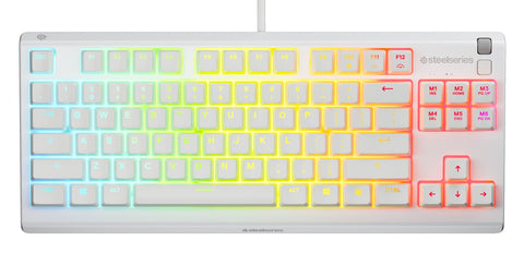 Steelseries Apex 3 TKL Gaming Keyboard (US) - White (PC)