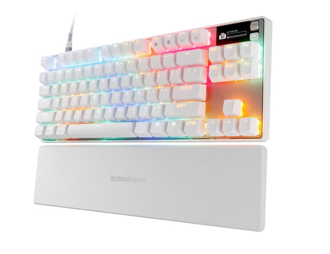 Steelseries Apex PRO TKL Gen 3 Gaming Keyboard (US) - White (PC)