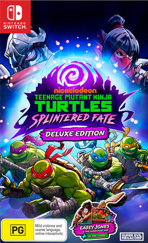 Teenage Mutant Ninja Turtles Splintered Fate Deluxe Edition (Switch)