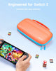 JSAUX Colorful Ultra-thin Carrying Case for Switch 2 - Orange
