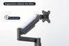 Kogan Full Motion Gas Spring Dual Stacking Monitor Arm for 17"- 32" Monitors