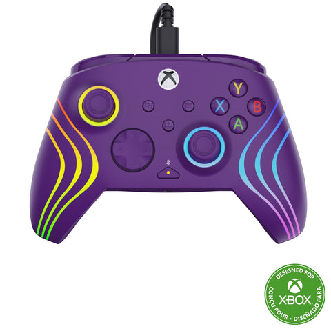 Turtle Beach Afterglow Wave Wired Controller (Purple) (PC, Xbox Series X, Xbox One)
