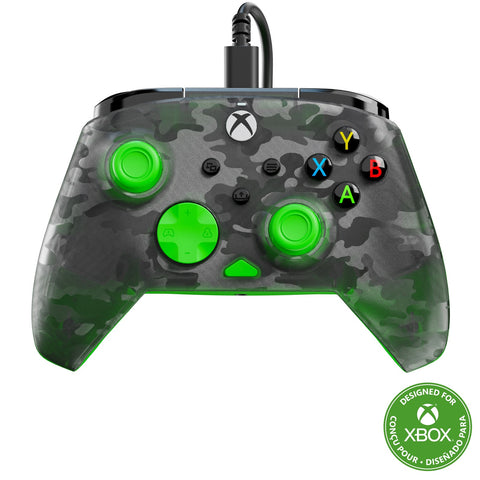 Turtle Beach Rematch Core Wired Controller (Camo Green) (PC, Xbox Series X, Xbox One)