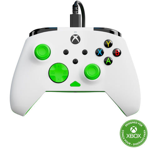 Turtle Beach Rematch Core Wired Controller (White Green) (PC, Xbox Series X, Xbox One)