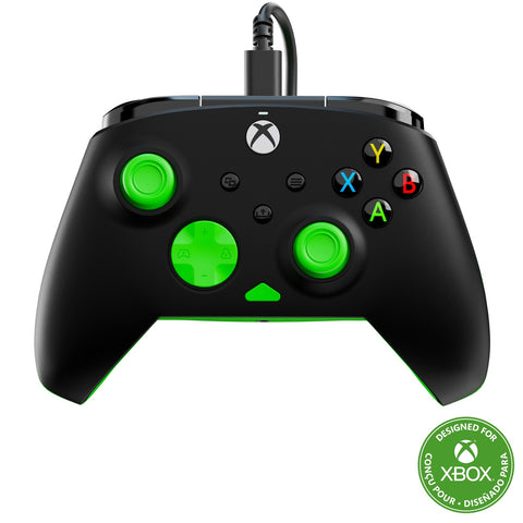 Turtle Beach Rematch Core Wired Controller (Black Green) (PC, Xbox Series X, Xbox One)