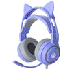 PowerPlay Cat RGB Gaming Headset (Purple) (Switch, PC, PS5, PS4, Xbox Series X, Xbox One)