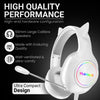 Playmax RGB Cat Ear Headset (White) (Switch, PC, PS5, PS4, Xbox Series X, Xbox One)